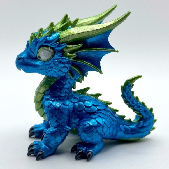 Teal and Green Dragon Baby - Picture 1 of 6